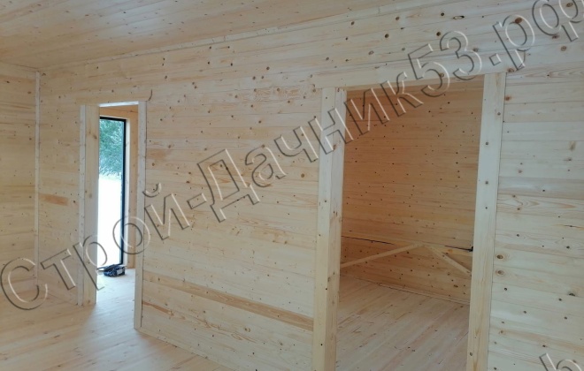 5 Каркасно щитовые дома 6Х6, 36 М², Ленинградская область, Вол (7)